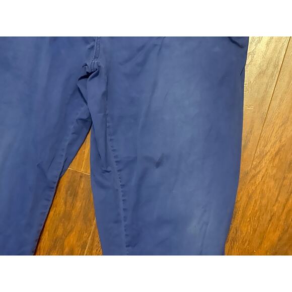 Vintage 1980s Levi's Sport Track Warm Up Windbreaker Pants Blue Size XL - Picture 6 of 7